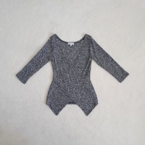 Guess Ribbed 3/4 Sleeve Top